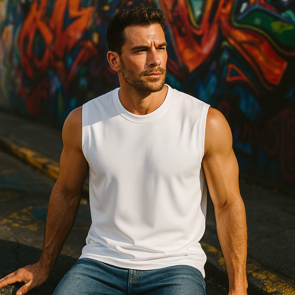 Pack 5x1 Musculosas oversize — variedad de colores